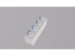 LEGO Brick-1X4-L
