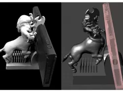 Lynel Nintendo Switch Stand & Cartridge Holder