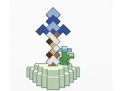 Master Sword Statue(2d prototype Breath of the Wild; concept statue)