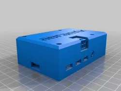 MDB2Pi HAT Case for Raspberry Pi 2/3/4 with DIN rail option