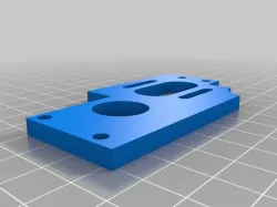 Motor mount - 1/10 scale RC Nitro car to Electric conversion