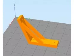 Motormount for Bowden Extruder 22,5° Anet A8