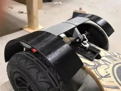 MudShield by KOHLAB ( Evolve GT Electric Skateboard AT Wheel )