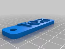 My Customized Simple Keychain