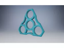 Navyation Triangle Fidget Spinner