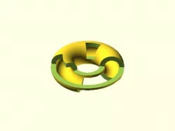 Opening arc for OpenSCAD 2015