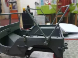 RC MB Jeep in 1:10 CANVASS ROOF RAIL