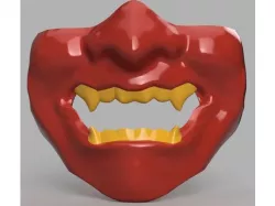 Samurai Half Mask (Mempo)