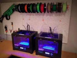 Sky Pipe - a Pegboard Filament Organization System