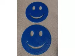 Smiley face stencil