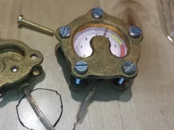 Steampunk Ornament Manometer 5 flanshes
