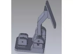 Throttle system to control a potentiometer