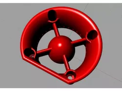 Velocity Stack and Fan Guard for 40mm Fan (flat side)