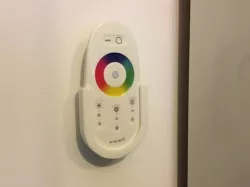 Wall holder for remote controller led dimmer