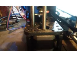 Y axis stepper motor mount and support