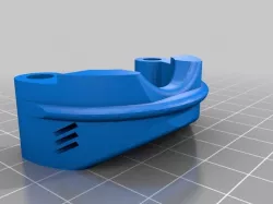 18mm high x 40mm wide (standoff to standoff) bumper small lip