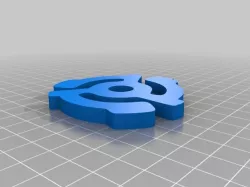 45 Record Adapter Spinner