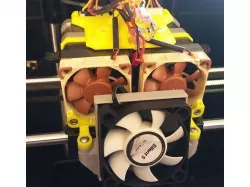 50mm Active Cooling Fan Duct v3 for Replicator 1 / Duplicator 4 / FlashForge / CTC