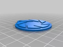 Aperture Science Logo Keychain(Portal)