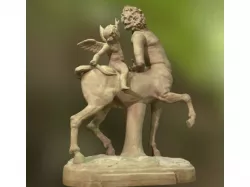 Centaur tormented by Eros