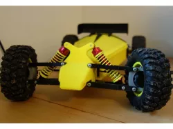 Cheap and quick RC car, easy to print