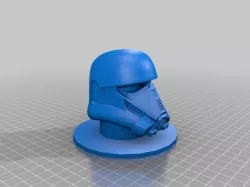 Death Trooper Helmet Model Stand