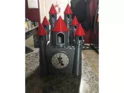 Disney Inspired Castle Clock for Regular Clock Mechanism