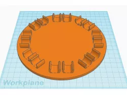 Drum Stick Holder/Display Round