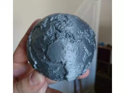 Earth topography with coastlines