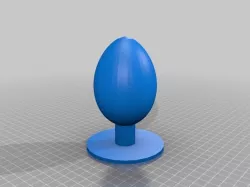 Easter egg on a stand