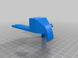 Fan duct with integrated bl touch holder for Flyingbear p902