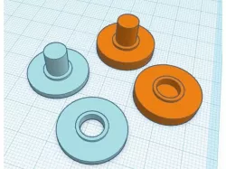 Fidget Spinner Centerpiece, V2