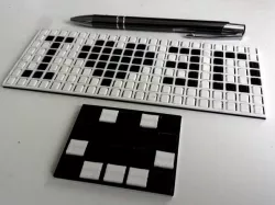 Fliptrix - customizable print-in-place dot matrix style flip board display