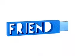 FRIEND - Personalised USB case