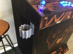 Gear Shaped Cup Holder (Mountable)