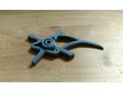 Gyro Gecko keychain spinner