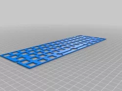 Keyboard plate for GH60 / Satan / 60%