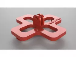 Kinect GoPro handle mount