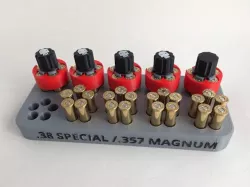 Loading Block for 5 Round Speed Loader. (.38/.357)