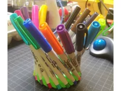 My Customized A Crown of Pens - 16 extra fine sharpies