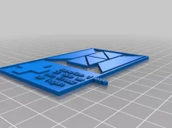 My Customized Cross puzzle  - business card format