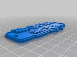 My Customized Multiline Tag or Keychain