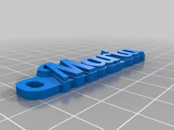My Customized Multiline Tag or Keychain
