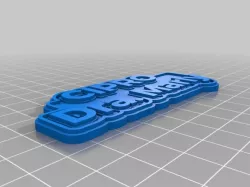 My Customized Multiline Tag or Keychain