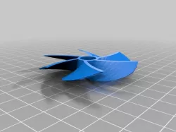 My Customized OpenSCAD Turbine Propeller Generator