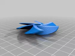 My Customized OpenSCAD Turbine Propeller Generator