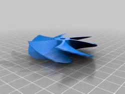 My Customized OpenSCAD Turbine Propeller Generator