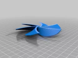 My Customized OpenSCAD Turbine Propeller Generator