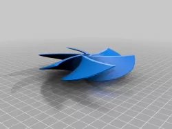 My Customized OpenSCAD Turbine Propeller Generator