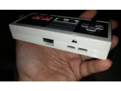 NesPI Controller back with optional switch